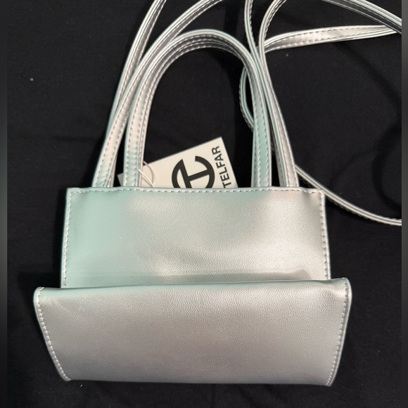 TELFAR Silver Small Shopping Bag - Picture 5 of 6